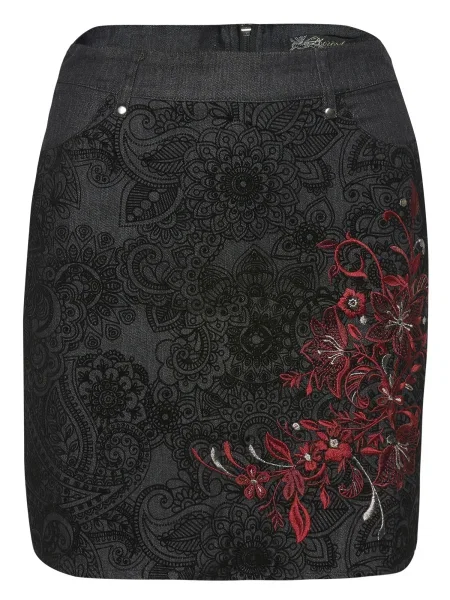 KOROSHI Krilo antracit / svetlo siva / ognjeno rdeča črna