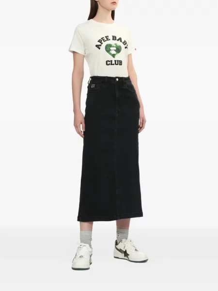 Fustă din denim Apee™ By *a Bathing Ape® gri