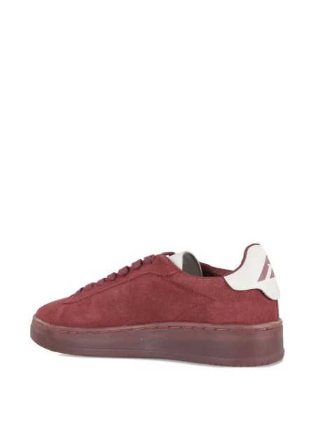 Sneakerși Autry din piele de căprioară roșu