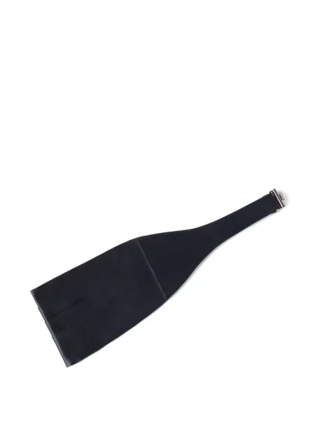 Curea Brunello Cucinelli din satin albastru