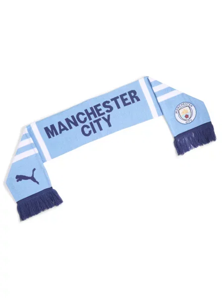 PUMA Szalik Manchester City ftblEssentials Akcesoria OSFA niebieski
