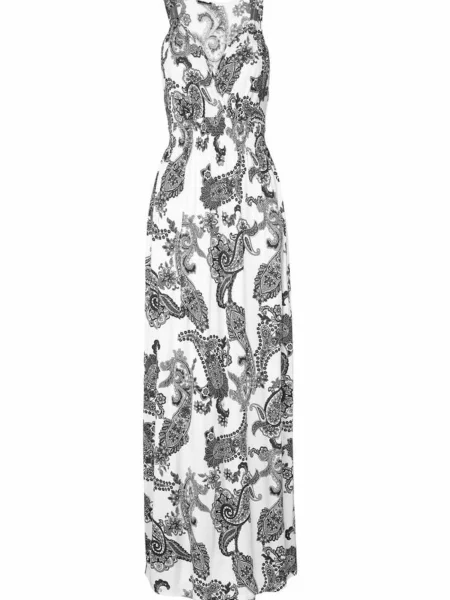 LASCANA Rochie de vară negru alb