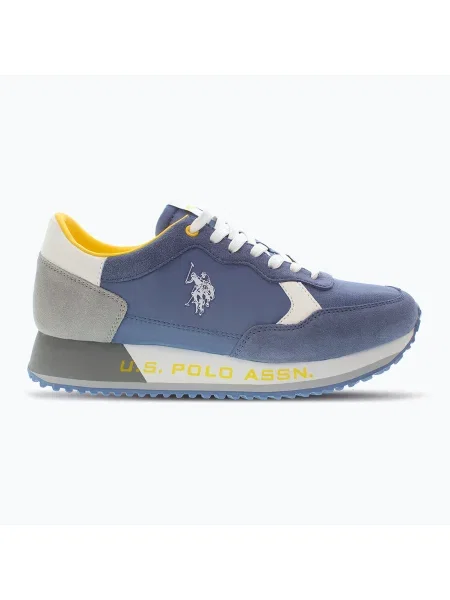 Férfi cipő U.S. Polo Assn. kék/világosszürke. Méret: 42 EU kék