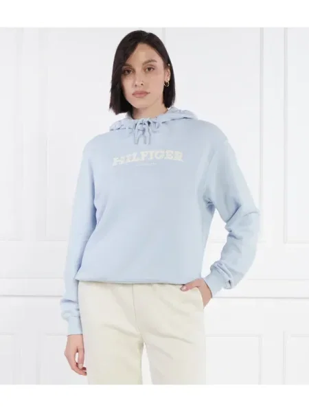 Tommy Hilfiger Hanorac REG MONOTYPE FLOCK | albastru