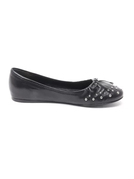 Balerinki Car Shoe z ćwiekami czarne