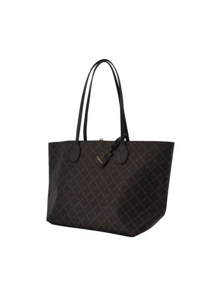 Lniana shopperka By Malene Birger brązowa