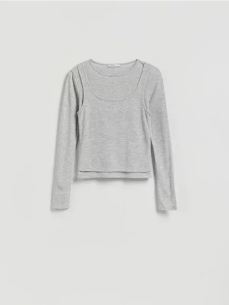 Блуза Reserved сіра