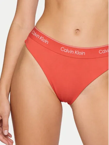Calvin Klein Swimwear Bikini donji dio svijetloroza / bijela ružičasta