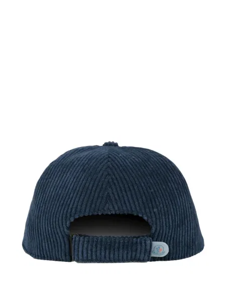 Czapka z daszkiem dziecięca Moncler Enfant niebieska