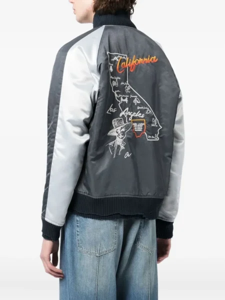 Geacă bomber Greg Lauren gri