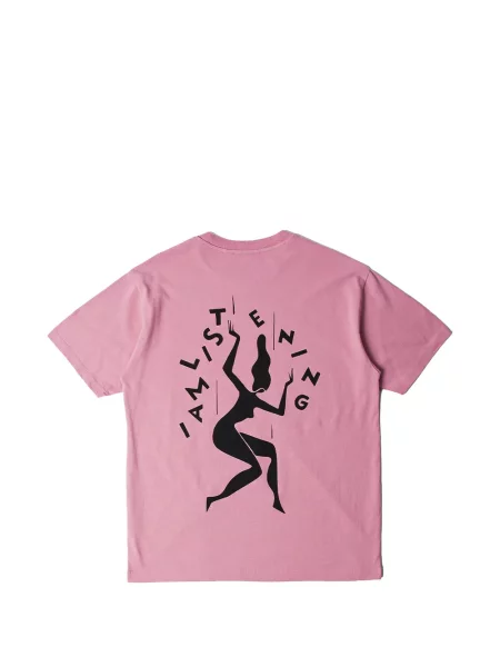 Tricou By Parra cu imagine roz