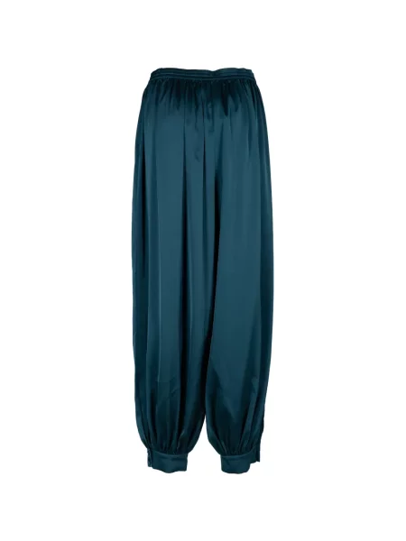 Pantaloni Cinq A Sept din satin albastru