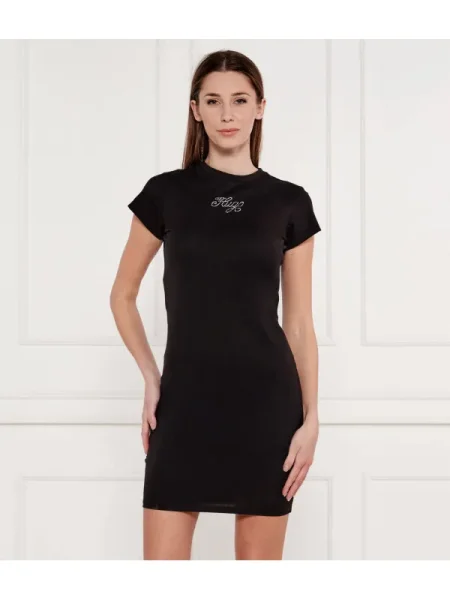 Hugo Blue Rochie Nalix_B negru