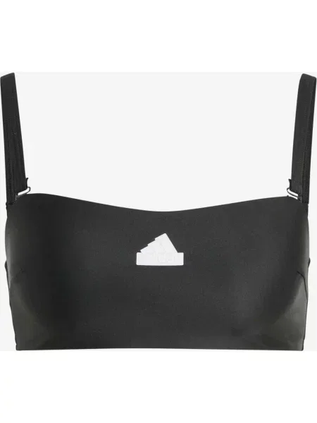 Góra od bikini adidas Iconisea Versatile Bandeau czysta czerń czarne