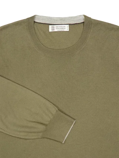 Pulover Brunello Cucinelli verde