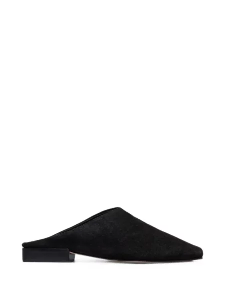 Papuci tip mules Bernardo negru