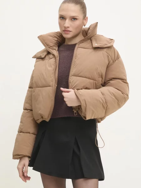 Яке Answear Lab зимен модел кафяво