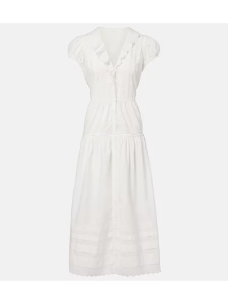 Rochie midi Dôen alb