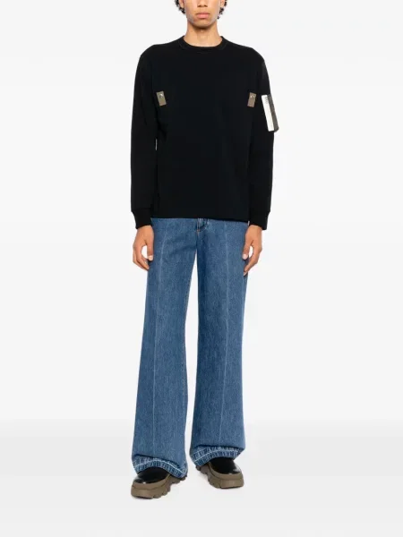 Lung tricou Sacai negru