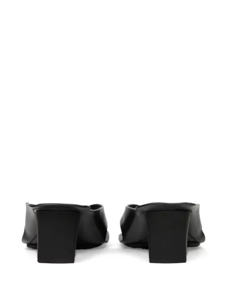 Δερμάτινα mules Mm6 Maison Margiela μαύρο