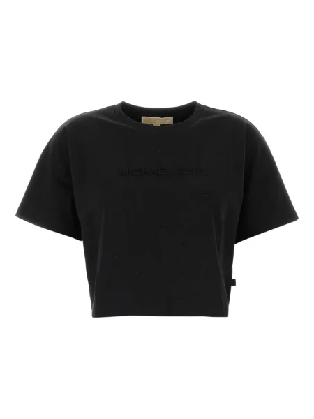 Žakárové oblekové tričko Michael Michael Kors po kolena černé