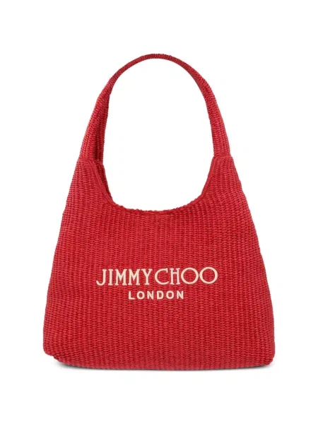 Τσάντα shopper Jimmy Choo με κέντημα κόκκινο
