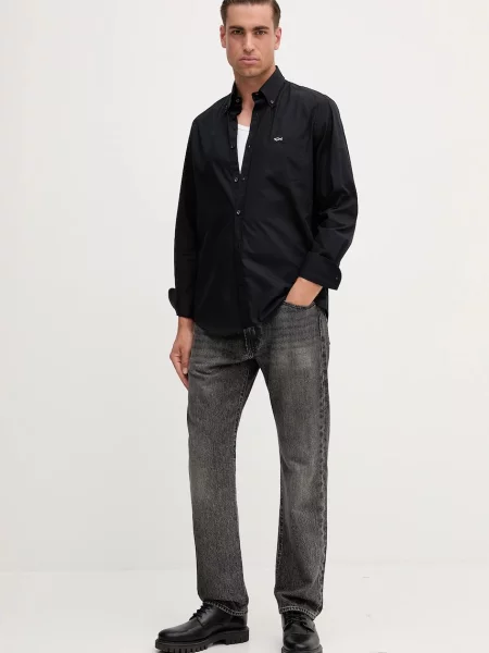 Сорочка Paul&Shark regular комір button-down чорний
