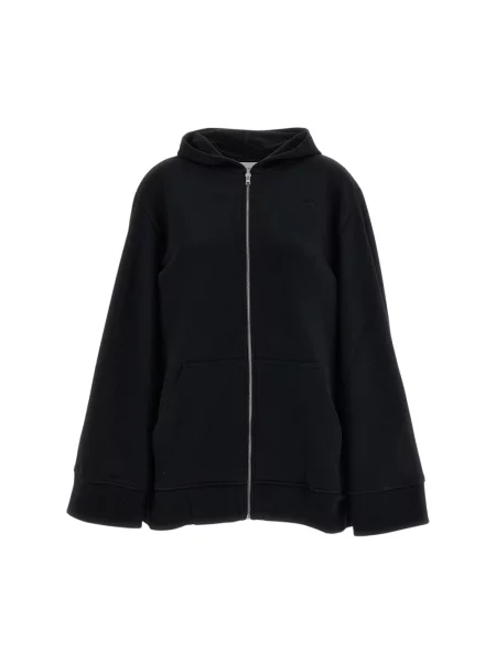 Bluza z kapturem 7 For All Mankind z kapturem czarna