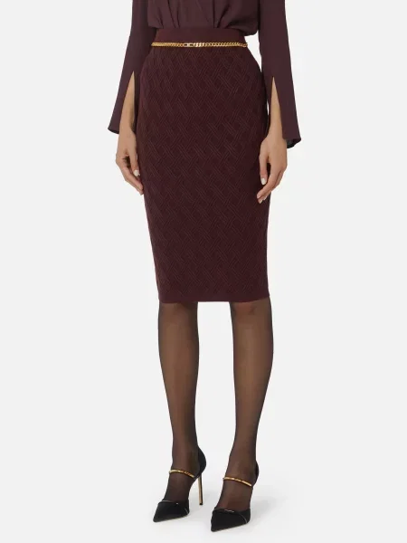 Спідниця Elisabetta Franchi бордова