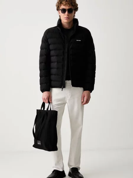 Calvin Klein prešívaná bunda pánska čierna