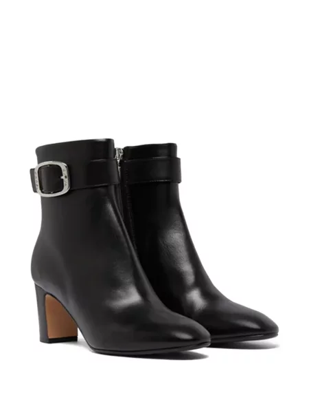 Botine Carel Paris cu cataramă negru