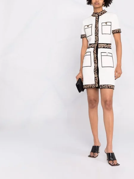 Leopardí oblekové šaty Philipp Plein