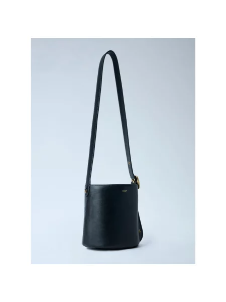Coach torebka crossbody skórzana Bleecker Bucket Bag 21 czarny