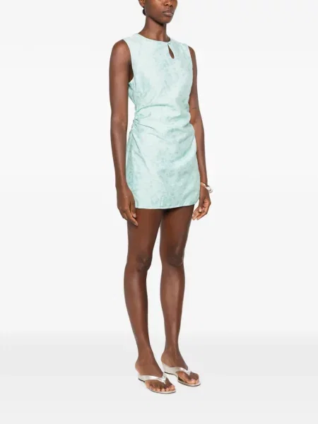 Rochie mini Christopher Esber fără mâneci verde