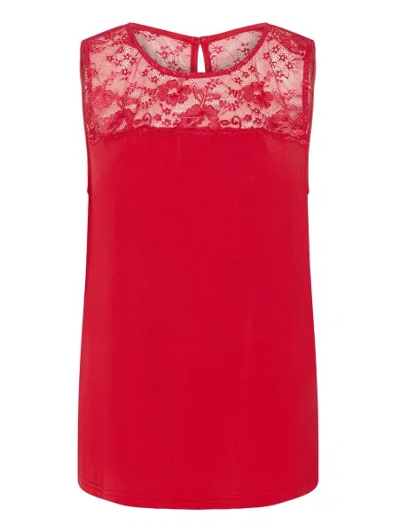 Cream Bluză Tippa cranberry roșu