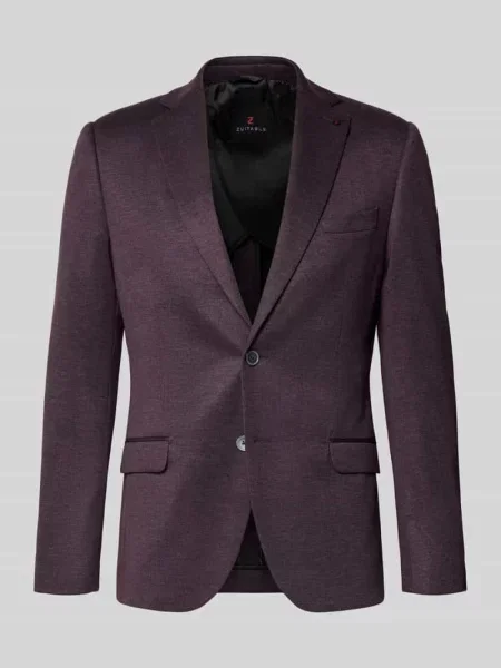 Marynarka o kroju slim fit z kieszenią na piersi model ‘Nick’ Zuitable