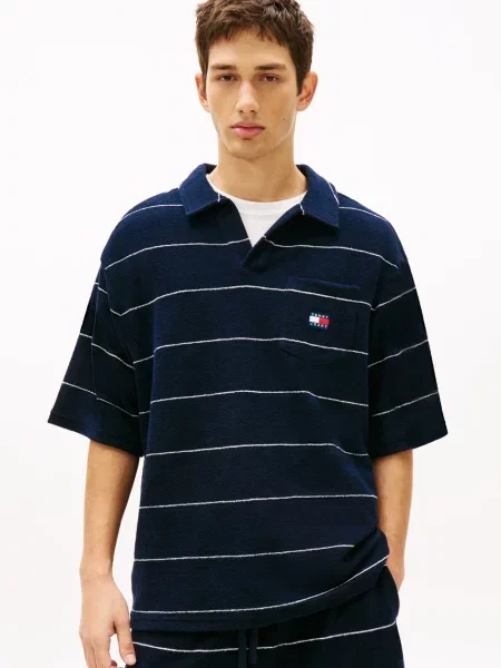 Tommy Jeans koszulka polo Mężczyźni S niebieski