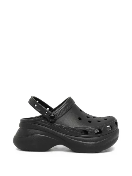 Saboți Crocs cu platformă clasici negru