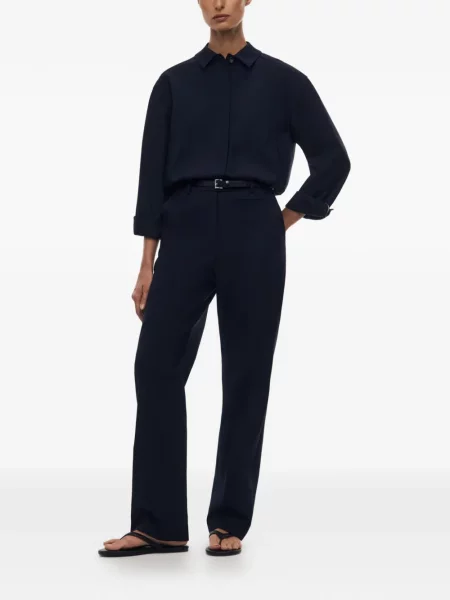 Pantaloni 12 Storeez de lână albastru