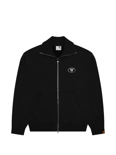 Hanorac cu fermoar Aape By A Bathing Ape cu autograf negru