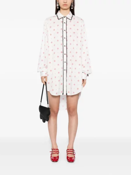 Rochie tip cămașă Macgraw alb