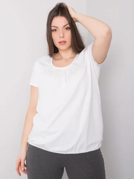 Tricou Basic Feel Good alb