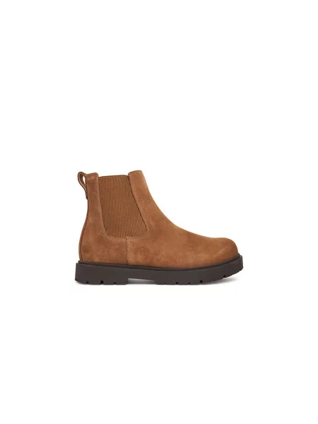 Kotníková obuv s elastickým prvkem Birkenstock hnědé