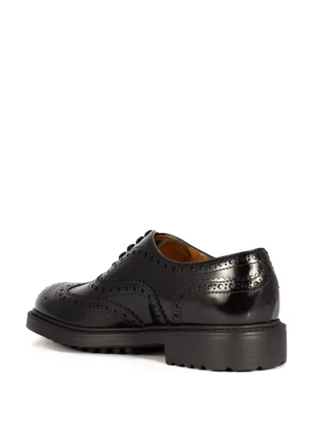 Brogues Doucal's cu șireturi din dantelă negru