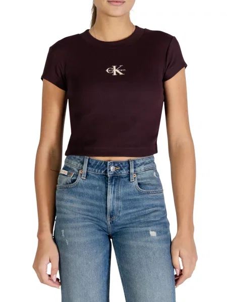 Tricou Calvin Klein maro