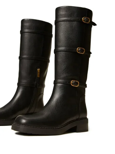Botine Twinset cu cataramă negru