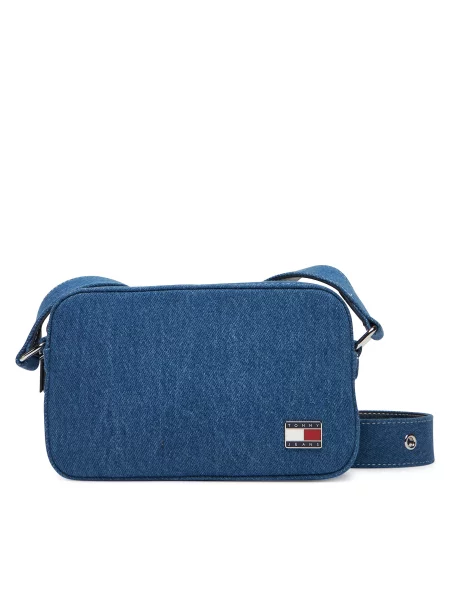 Tommy Jeans Torbica Tjw Cool Denim Camera Bag plava