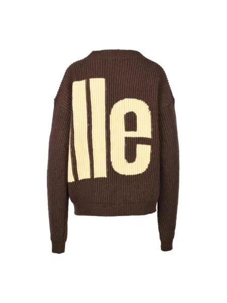 Sweter Colville wełniany brązowy