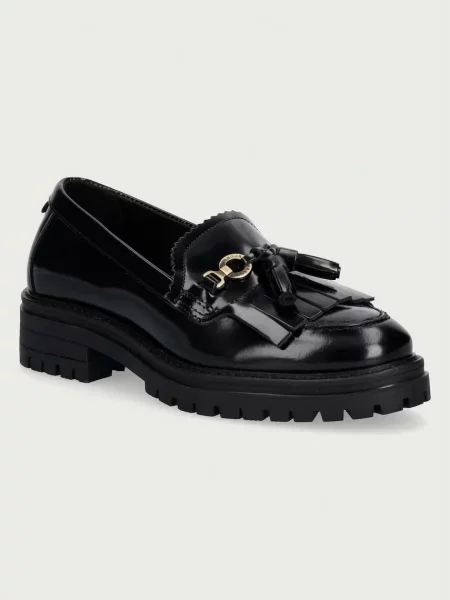 Barbour mocasini din piele Ava negru