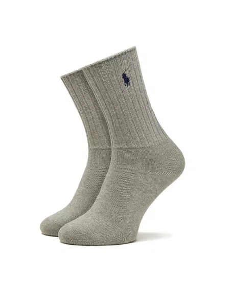 Polo Ralph Lauren klasické ponožky šedá